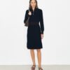 A-Line Turtleneck Zip Elbise A-Line Turtleneck Zip Elbise