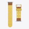 Apple Watch® için Çift Perçinli Kordon, Sarı Deri Apple Watch® için Çift Perçinli Kordon, Sarı Deri