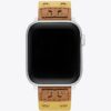 Apple Watch® için Çift Perçinli Kordon, Sarı Deri Apple Watch® için Çift Perçinli Kordon, Sarı Deri