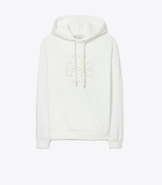 Ağır Fransız Terry Logo Kapüşonlu Sweatshirt
