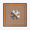 Basket-Weave Logo İpek Boyun Atkısı