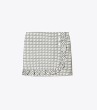 Baskılı Fırfırlı Twill Golf Etek Baskılı Fırfırlı Twill Golf Etek