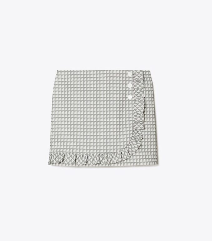 Baskılı Fırfırlı Twill Golf Etek Baskılı Fırfırlı Twill Golf Etek