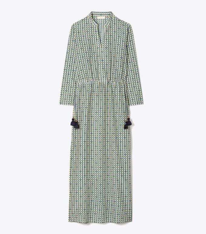 Baskılı Uzun Kaftan Baskılı Uzun Kaftan