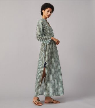 Baskılı Uzun Kaftan