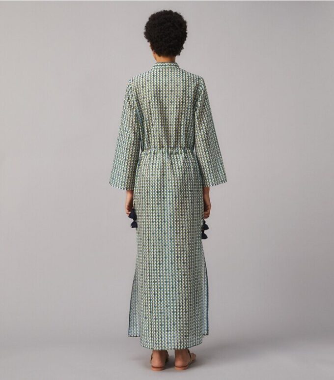Baskılı Uzun Kaftan Baskılı Uzun Kaftan
