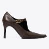 Bükümlü Topuklu Monk Strap