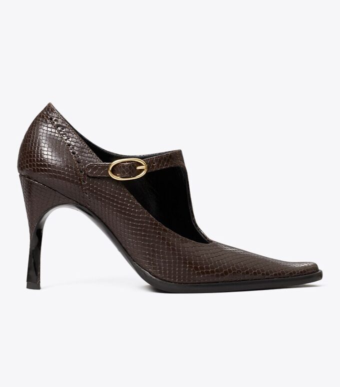 Bükümlü Topuklu Monk Strap