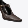 Bükümlü Topuklu Monk Strap
