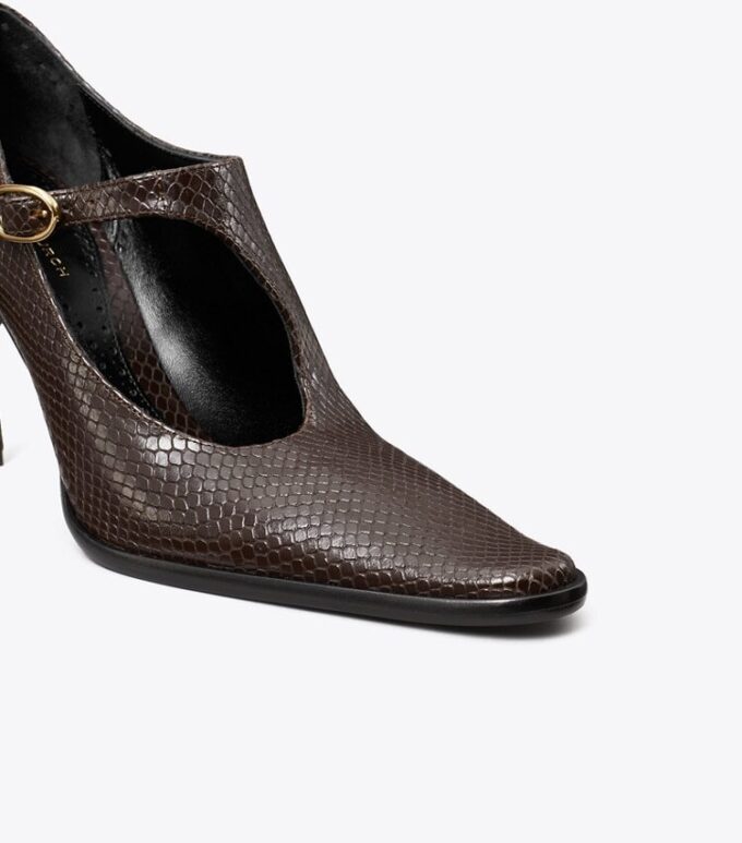 Bükümlü Topuklu Monk Strap