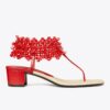 Boncuklu Topuklu Sandal Boncuklu Topuklu Sandal