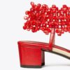 Boncuklu Topuklu Sandal Boncuklu Topuklu Sandal