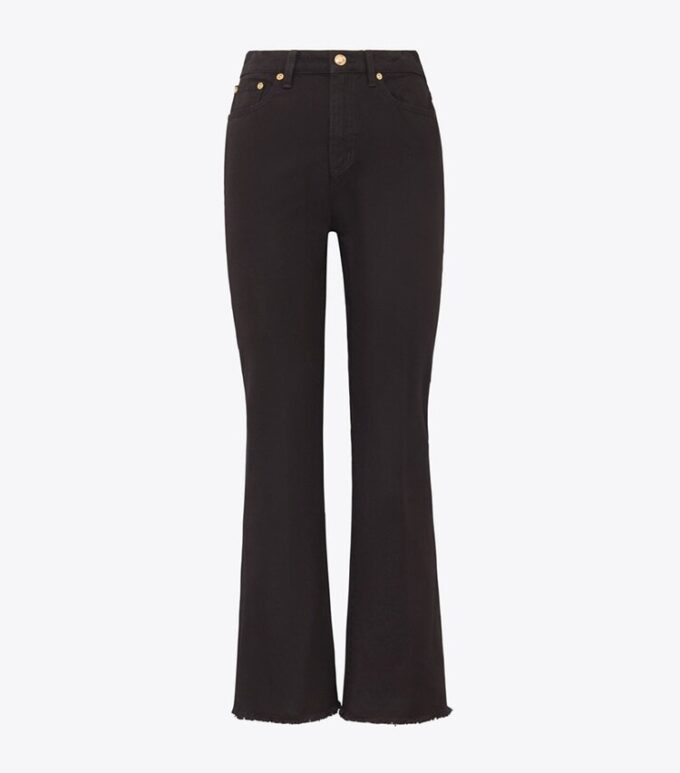 Boot-Cut Denim Pantolon