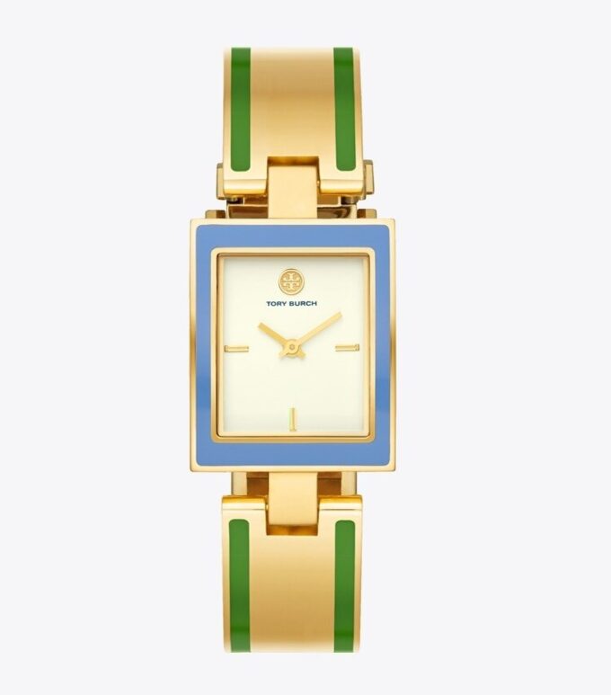 Buddy Bangle Saat, Altın Rengi/Çok Renkli Paslanmaz Çelik, 26 X 32 Mm