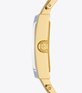 Buddy Bangle Saat, Altın Rengi/Çok Renkli Paslanmaz Çelik, 26 X 32 Mm