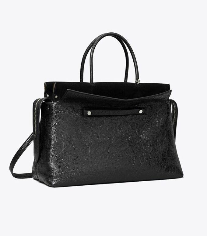 Büyük Mercer Distressed Satchel