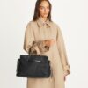 Büyük Mercer Distressed Satchel