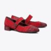 Cap-Toe Mary Jane Pavé Topuklu Bale Ayakkabısı Cap-Toe Mary Jane Pavé Topuklu Bale Ayakkabısı