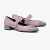 Cap-Toe Mary Jane Pavé Topuklu Bale Ayakkabısı Cap-Toe Mary Jane Pavé Topuklu Bale Ayakkabısı