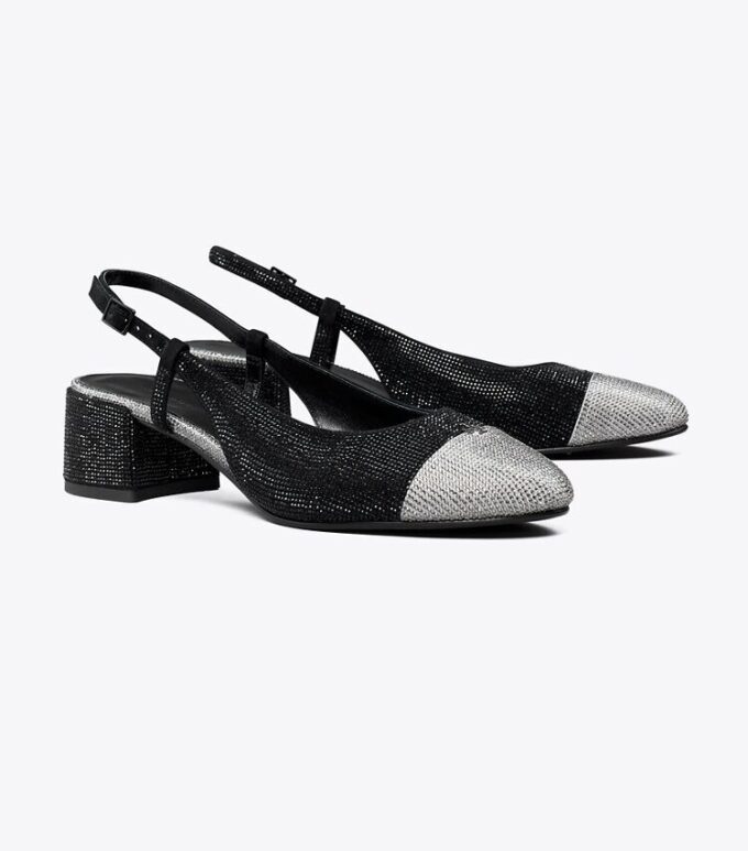Cap-Toe Pavé Slingback Cap-Toe Pavé Slingback