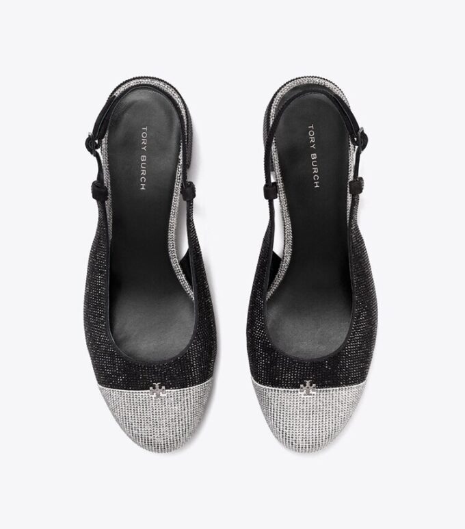 Cap-Toe Pavé Slingback Cap-Toe Pavé Slingback