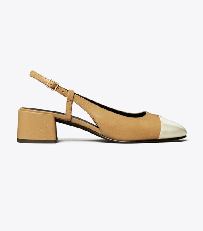 Cap-Toe Slingback Pump Cap-Toe Slingback Pump