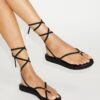 Capri Ayak Bileği Sargılı Sandal