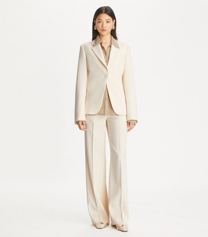 Cinched Twill Blazer Cinched Twill Blazer
