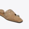 Delikli Kristal Mule Delikli Kristal Mule