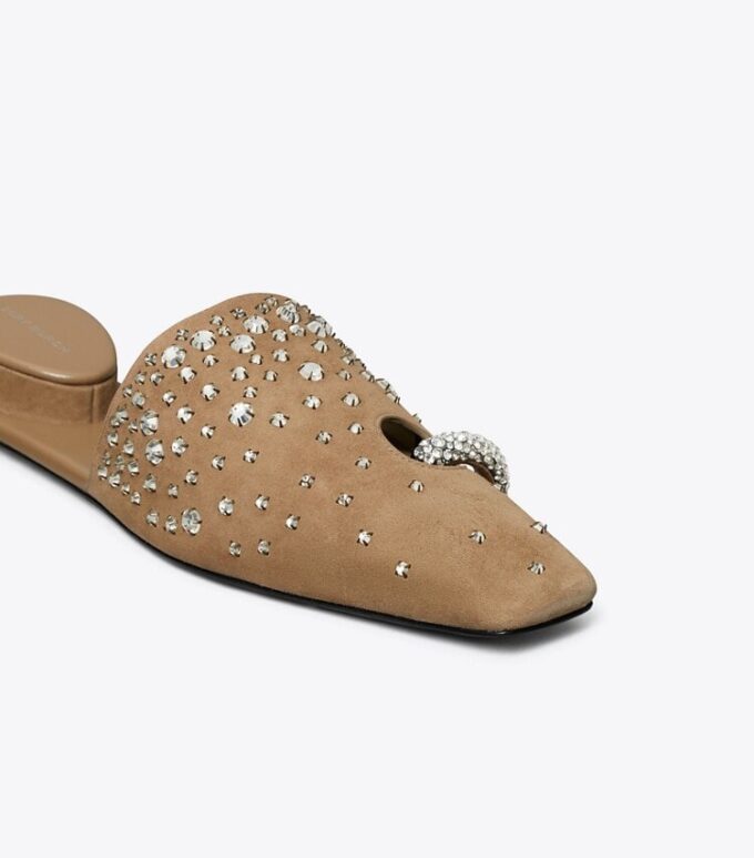 Delikli Kristal Mule Delikli Kristal Mule