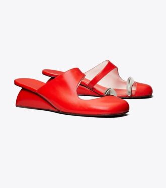Delikli Mule Wedge