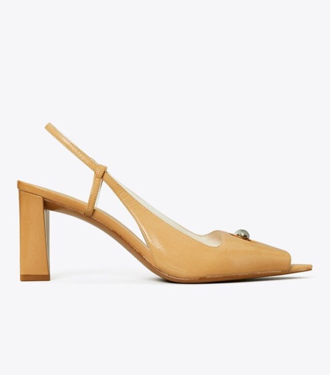 Delikli Peep-Toe Slingback Delikli Peep-Toe Slingback