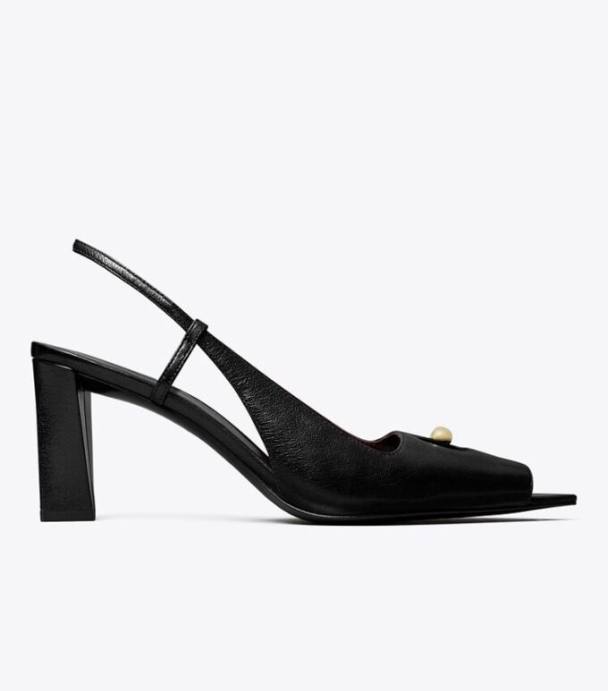 Delikli Peep-Toe Slingback Delikli Peep-Toe Slingback