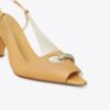 Delikli Peep-Toe Slingback Delikli Peep-Toe Slingback