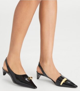 Delikli Slingback Topuk