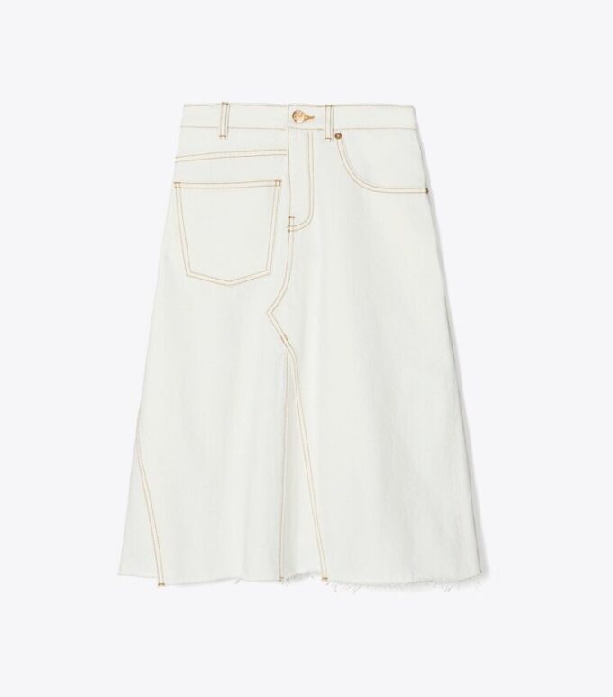 Denim Dekonstrüktif Etek