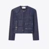 Denim El Çantası Ceketi Denim El Çantası Ceketi
