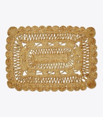 Dikdörtgen Jüt Placemat, 4’lü Set
