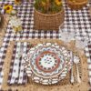 Dikdörtgen Jüt Placemat, 4’lü Set