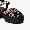 Döner Kilitli Platform Topuklu Sandal