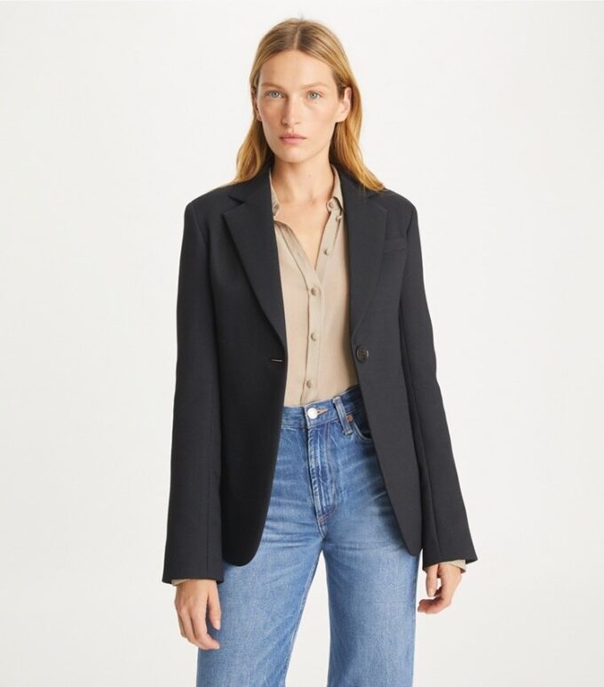 Dokulu Krep Blazer Dokulu Krep Blazer