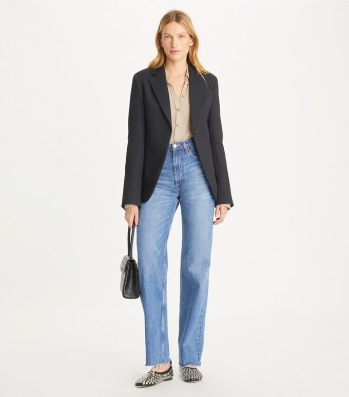 Dokulu Krep Blazer Dokulu Krep Blazer
