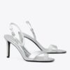 Double T Tokalı Topuklu Sandal