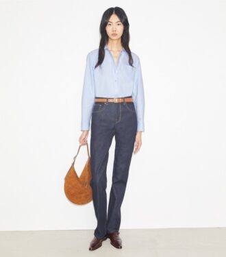Düz Paça Denim Jean