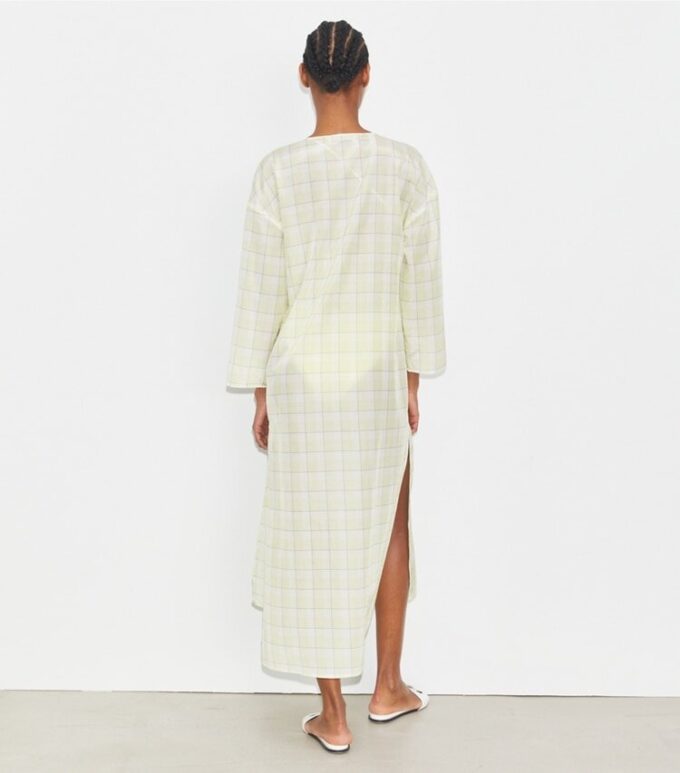 Ekose Pamuklu Kaftan