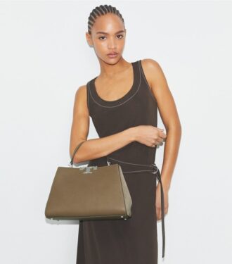 Eleanor Pebbled Satchel