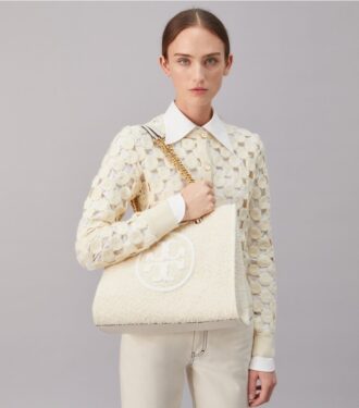 Ella Bouclé Zincirli Mini Tote Çanta
