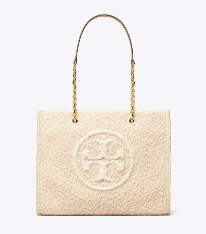 Ella Bouclé Zincirli Mini Tote Çanta