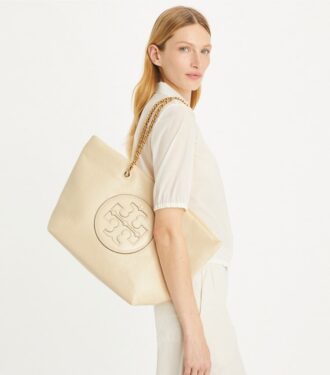 Ella Patent Zincirli Tote Çanta