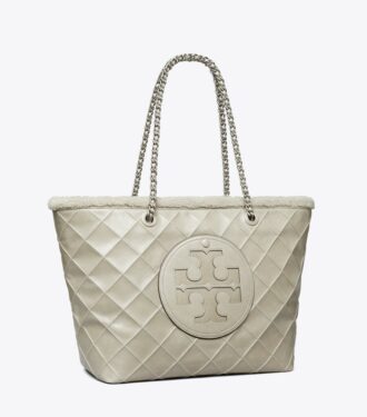 Ella Zincirli Shearling Tote Çanta